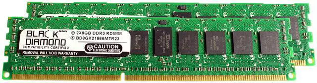 Black Diamond Memory 16GB (2 x 8GB) ECC Registered DDR3 1866 (PC3 14900) Server Memory Model BD8GX21866MTR23