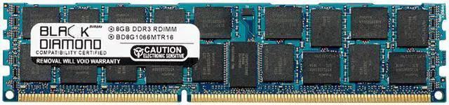 Black Diamond Memory 8GB ECC Registered DDR3 1066 (PC3 8500) Server Memory Model BD8G1066MTR16
