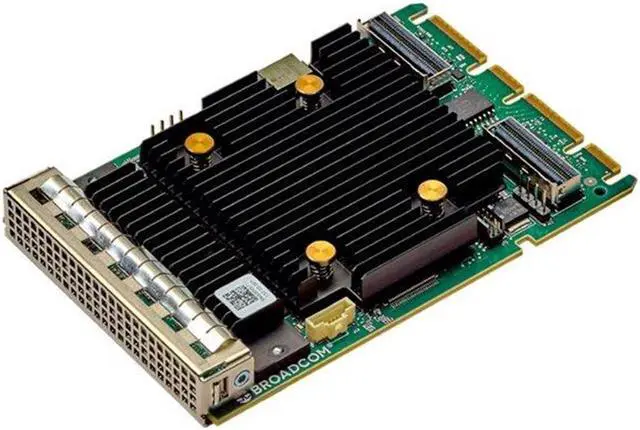 BROADCOM MegaRAID 9562-16I Raid card PCIe Gen 4.0 Tri-Mode MegaRAID OCP 3.0 SFF adapter provides for more flexibility when integrating storage into the server