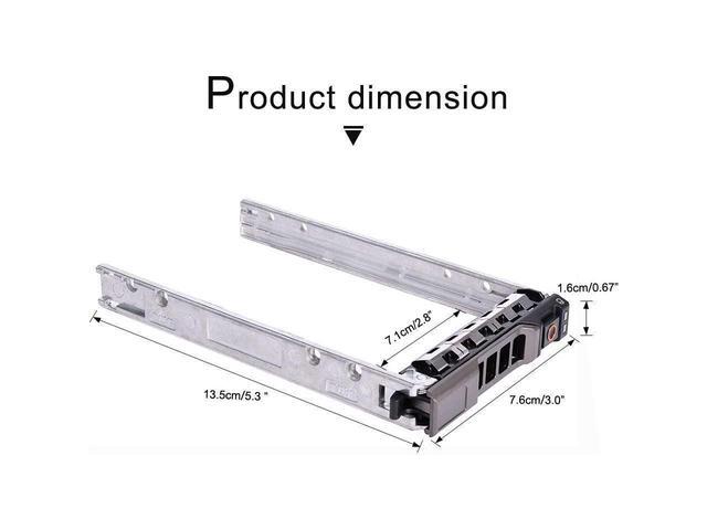 BUCIER 2.5 SAS SATA Hard Drive Tray Caddy 4Pack Compatible With For G176J PowerEdge R610 T610 R620 R710 T710 R720 R815 R820