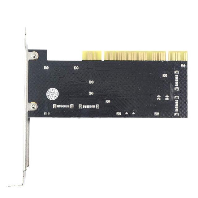 BUCIER 4 Ports PCI SATA Raid Controller Internal Expansion Card With 2 Sata Cables PCI To SATA Adapter Converter For Desktop PC Support HDD SSD