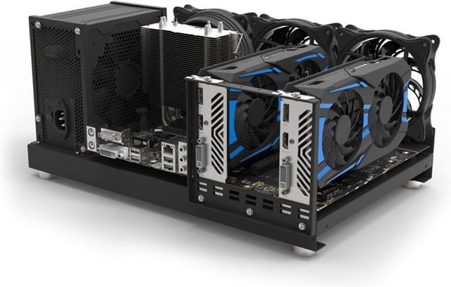 Chassis Case Computer Motherboard Case Rack Personality Open Chassis Vertical Overclocking Open Aluminum Frame Chassis Rack