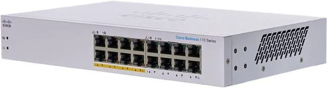 Cisco 110 CBS110-16PP Ethernet Switch 16 Ports - 2 Layer Supported