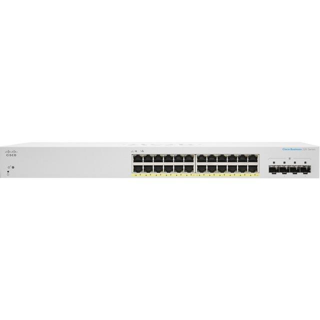 Cisco Business CBS220-24P-4X Ethernet Switch 24 Ports - Manageable - 2 Layer Supported