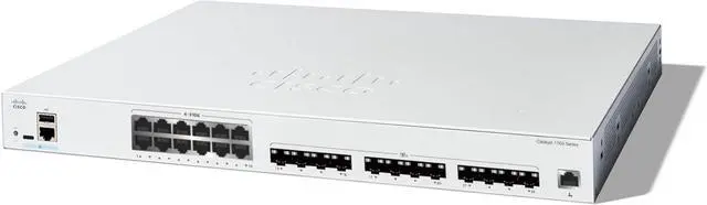 Cisco Catalyst 1300 C1300-24XTS Layer 3 Switch 12 Ports - Manageable - 10 Gigabit Ethernet - 10GBase-T 10GBase-X - 3 Layer Supported