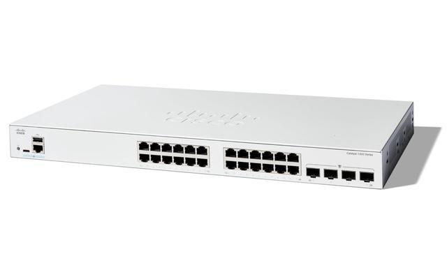 Cisco Catalyst C1200-24T-4G Ethernet Switch 24 Ports - Manageable - 10 Gigabit Ethernet - 10/100/1000Base-T 10GBase-X - 3 Layer Supported