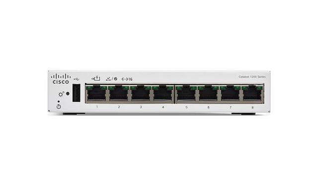 Cisco Catalyst C1200-8T-D Ethernet Switch 8 Ports - Manageable - Gigabit Ethernet - 10/100/1000Base-T - 3 Layer Supported