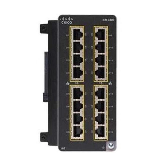 Cisco Catalyst IE3300 Rugged Series Module 16 Non-PoE Copper