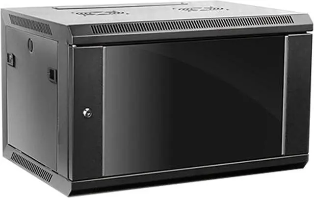 Claytek 6U 450mm Depth Wallmount Server Cabinet with 1U Supporting Tray