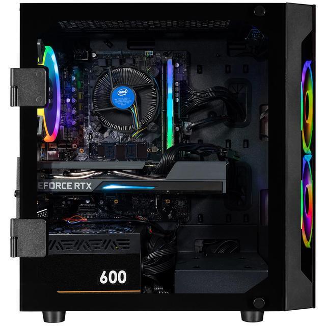 CLX Gaming Desktop - Intel Core I5 14400F 2.5GHz 10-Core Processor 16GB DDR5 Memory GeForce RTX 4060 8GB GDDR6 Graphics 1TB NVMe M.2 SSD WiFi Win 11 Home 64-bit