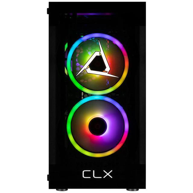 CLX Gaming Desktop - Intel Core I5 14400F 2.5GHz 10-Core Processor 16GB DDR5 Memory GeForce RTX 4060 8GB GDDR6 Graphics 1TB NVMe M.2 SSD WiFi Win 11 Home 64-bit