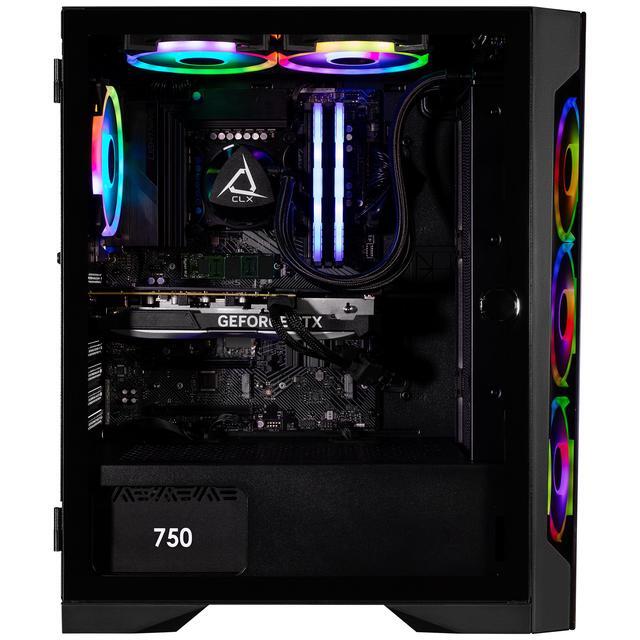 CLX Gaming Desktop - Intel Core I9 14900KF 3.2GHz 24-Core Processor 32GB DDR5 Memory GeForce RTX 4070 SUPER 12GB GDDR6X Graphics 1TB NVMe M.2 SSD 4TB HDD WiFi Win 11 Home 64-bit