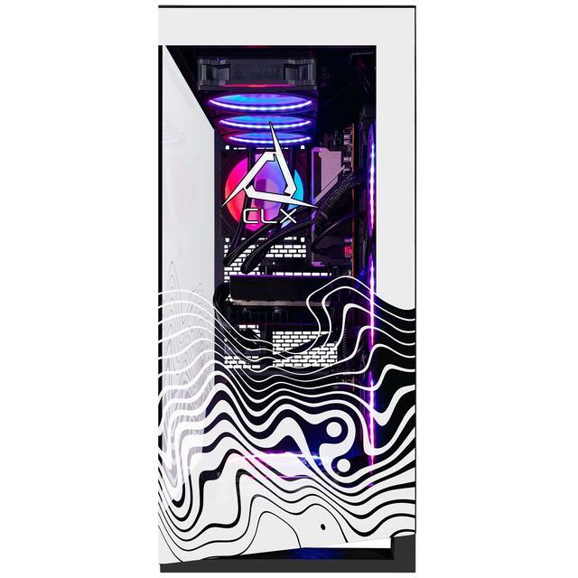 CLX Horus Gaming Desktop - AMD Ryzen 7 9800X3D 4.7GHz 8-Core Processor 64GB DDR5 Memory GeForce RTX 5070 Ti 16GB GDDR7 Graphics 2TB NVMe M.2 SSD 6TB HDD WiFi Win 11 Home 64-bit