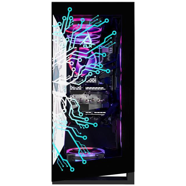 CLX Horus Gaming Desktop - Intel Core Ultra 9 285K 3.7GHz 24-Core Processor 64GB DDR5 Memory GeForce RTX 5070 Ti 16GB GDDR7 Graphics 2TB NVMe M.2 SSD 6TB HDD WiFi Win 11 Home 64-bit