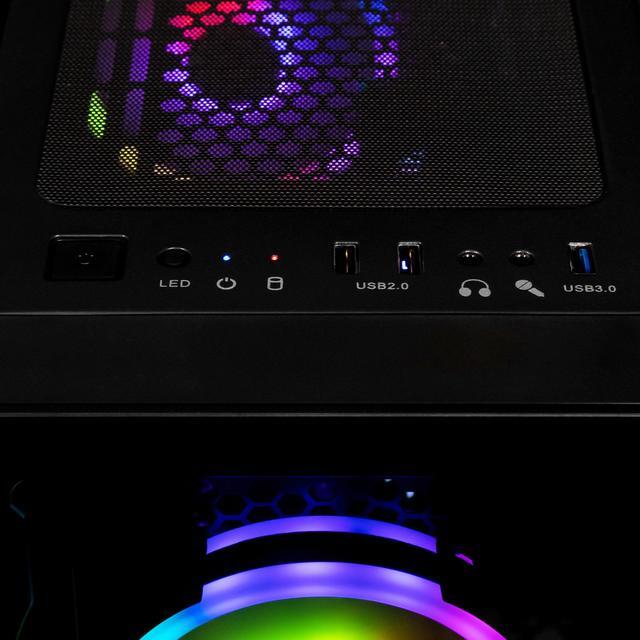 CLX SET Gaming Desktop - AMD Ryzen 5 5500 3.6GHz 6-Core Processor 16GB DDR4 Memory GeForce RTX 4060 8GB GDDR6 Graphics 1TB NVMe M.2 SSD WiFi Win 11 Home 64-bit