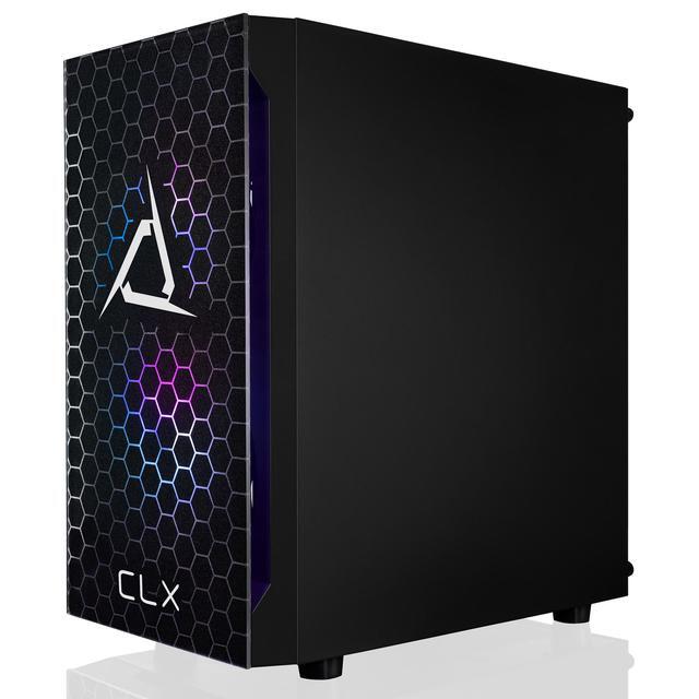 CLX SET Gaming Desktop - AMD Ryzen 5 8400F 4.2GHz 6-Core Processor 32GB DDR5 Memory GeForce RTX 5060 Ti 8GB GDDR7 Graphics 2TB NVMe M.2 SSD WiFi Win 11 Home 64-bit