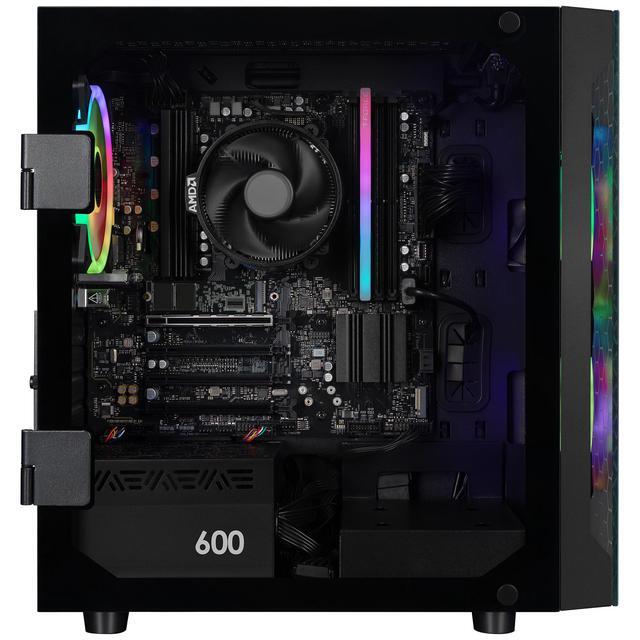CLX SET Gaming Desktop - AMD Ryzen 5 8600G 4.3GHz 6-Core Processor 16GB DDR5 Memory Radeon 760M 2GB Shared Graphics 500GB NVMe M.2 SSD WiFi Win 11 Home 64-bit