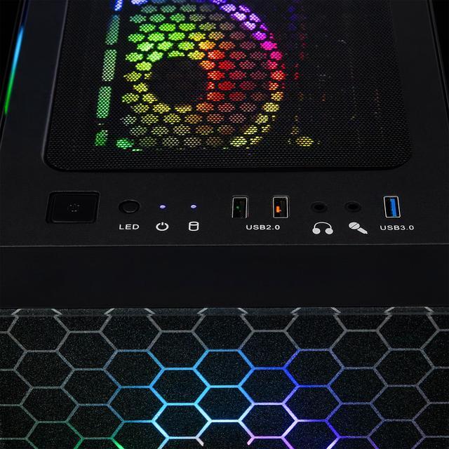 CLX SET Gaming Desktop - AMD Ryzen 5 8600G 4.3GHz 6-Core Processor 16GB DDR5 Memory Radeon 760M 2GB Shared Graphics 500GB NVMe M.2 SSD WiFi Win 11 Home 64-bit