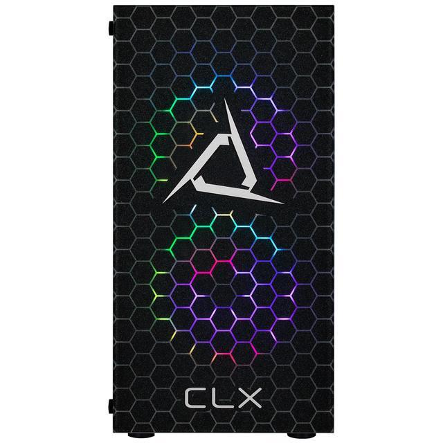 CLX SET Gaming Desktop - AMD Ryzen 5 9600X 3.9GHz 6-Core Processor 32GB DDR5 Memory GeForce RTX 4060 8GB GDDR6 Graphics 1TB NVMe M.2 SSD WiFi Win 11 Home 64-bit