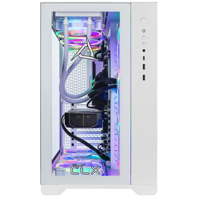 CLX SET Gaming Desktop - AMD Ryzen 7 7800X3D 4.2GHz 8-Core Processor 64GB DDR5 Memory GeForce RTX 5070 12GB GDDR7 Graphics 2TB NVMe M.2 SSD 6TB HDD WiFi Win 11 Home 64-bit