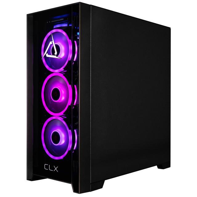 CLX SET Gaming Desktop - AMD Ryzen 7 7800X3D 4.2GHz 8-Core Processor 32GB DDR5 Memory GeForce RTX 5070 12GB GDDR7 Graphics 2TB NVMe M.2 SSD WiFi Win 11 Home 64-bit