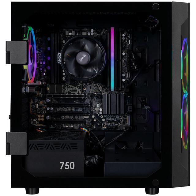 CLX SET Gaming Desktop - AMD Ryzen 7 8700G 4.2GHz 8-Core Processor 16GB DDR5 Memory Radeon 780M 4GB Shared Graphics 1TB NVMe M.2 SSD WiFi Win 11 Home 64-bit