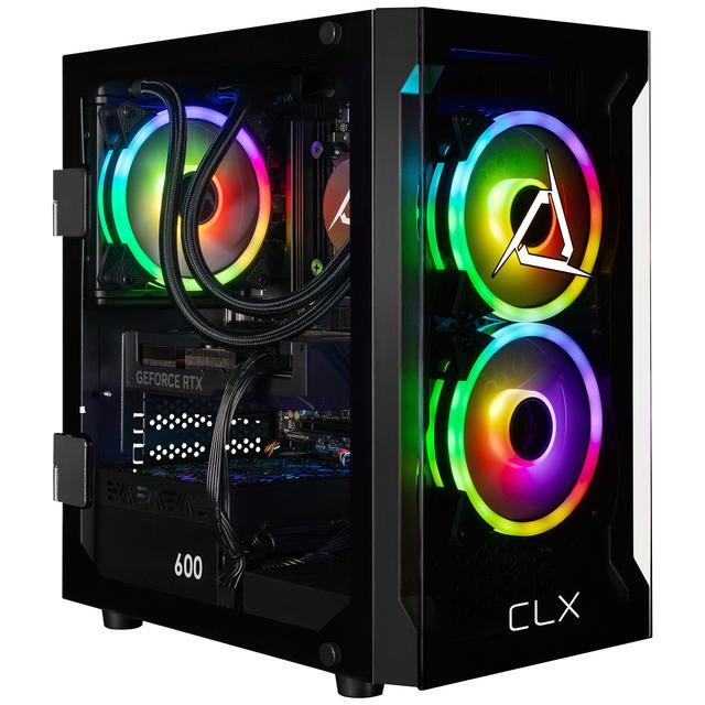 CLX SET Gaming Desktop - AMD Ryzen 7 9700X 3.8GHz 8-Core Processor 32GB DDR5 Memory GeForce RTX 4070 SUPER 12GB GDDR6X Graphics 1TB NVMe M.2 SSD WiFi Win 11 Home 64-bit