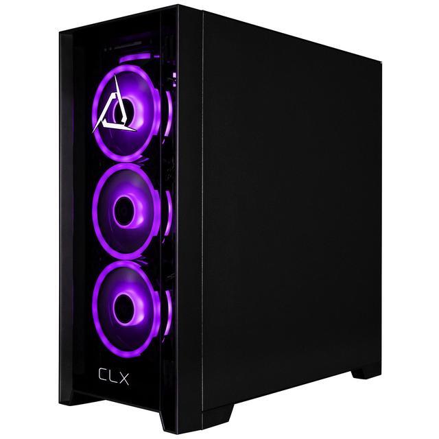 CLX SET Gaming Desktop - AMD Ryzen 9 9900X3D 4.4GHz 12-Core Processor 32GB DDR5 Memory GeForce RTX 5090 32GB GDDR7 Graphics 2TB NVMe M.2 SSD WiFi Win 11 Home 64-bit