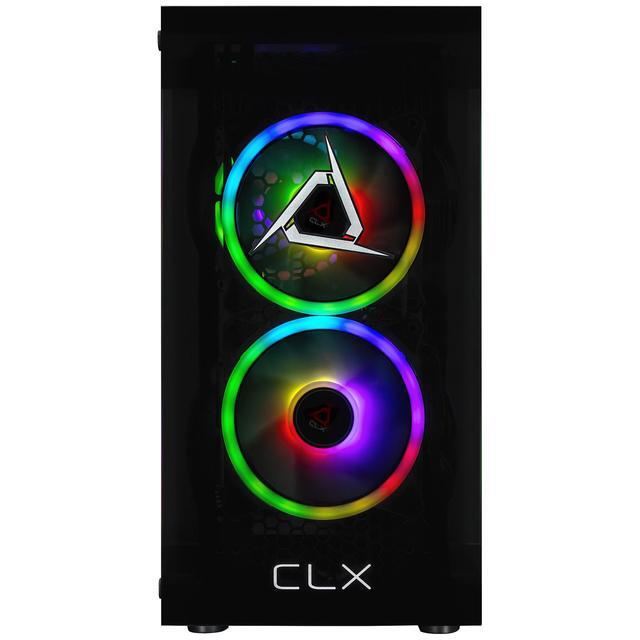 CLX SET Gaming Desktop - Intel Core I5 14400F 2.5GHz 10-Core Processor 32GB DDR5 Memory GeForce RTX 5060 8GB GDDR7 Graphics 2TB NVMe M.2 SSD WiFi Win 11 Home 64-bit