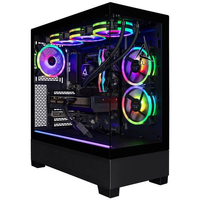CLX SET Gaming Desktop - Intel Core I9 14900KF 3.2GHz 24-Core Processor 64GB DDR5 Memory GeForce RTX 5080 16GB GDDR7 Graphics 2TB NVMe M.2 SSD 4TB HDD WiFi Win 11 Home 64-bit