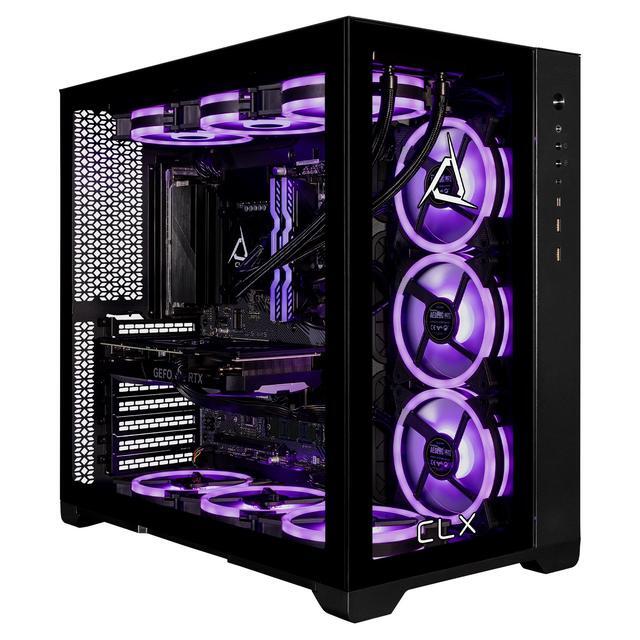 CLX SET Gaming Desktop - Intel Core I9 14900KF 3.2GHz 24-Core Processor 64GB DDR5 Memory GeForce RTX 5070 12GB GDDR7 Graphics 2TB NVMe M.2 SSD 6TB HDD WiFi Win 11 Home 64-bit