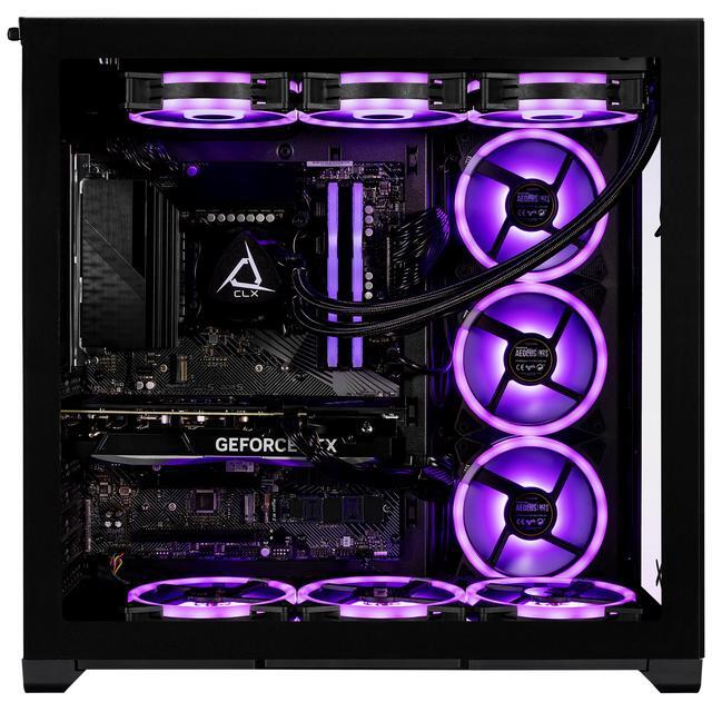 CLX SET Gaming Desktop - Intel Core I9 14900KF 3.2GHz 24-Core Processor 64GB DDR5 Memory GeForce RTX 5070 12GB GDDR7 Graphics 2TB NVMe M.2 SSD 6TB HDD WiFi Win 11 Home 64-bit