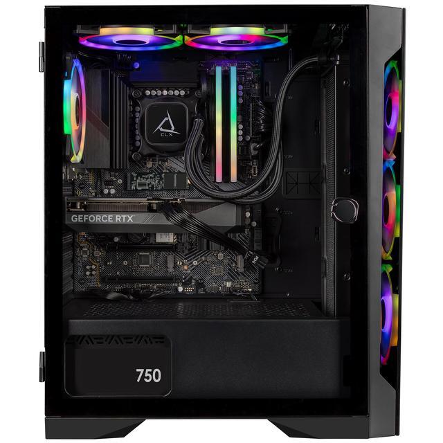 CLX SET Gaming Desktop - Intel Core I9 14900KF 3.2GHz 24-Core Processor 32GB DDR5 Memory GeForce RTX 5060 Ti 16GB GDDR7 Graphics 2TB NVMe M.2 SSD WiFi Win 11 Home 64-bit