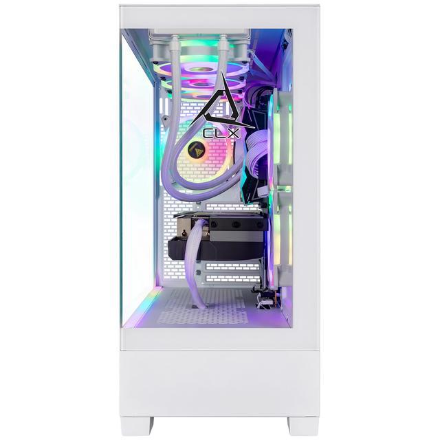 CLX SET Gaming Desktop - Intel Core Ultra 5 245KF 4.2GHz 14-Core Processor 32GB DDR5 Memory GeForce RTX 4060 8GB GDDR6 Graphics 2TB NVMe M.2 SSD 4TB HDD WiFi Win 11 Home 64-bit
