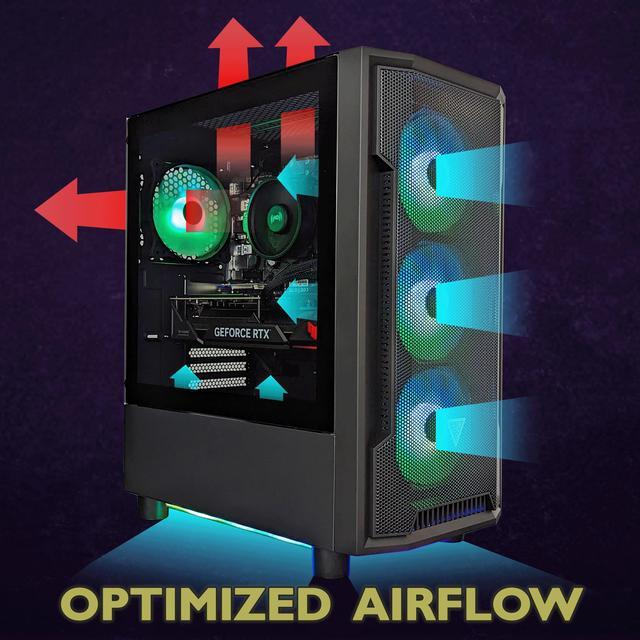 Cobratype Anaconda Gaming PC - AMD Ryzen 5 5600X RTX 4060 16 GB DDR4 RAM 1 TB NVMe Windows 11 Home - Gaming Desktop