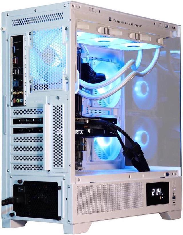 Cobratype Mamba Gaming PC Ryzen 7 9700X 4.2 GHz AMD Radeon RX 9060 XT 16GB 360mm AIO 2TB NVMe SSD 64GB DDR5 Wi-Fi Win 11 Home Live Thermal Display - Gaming Desktop