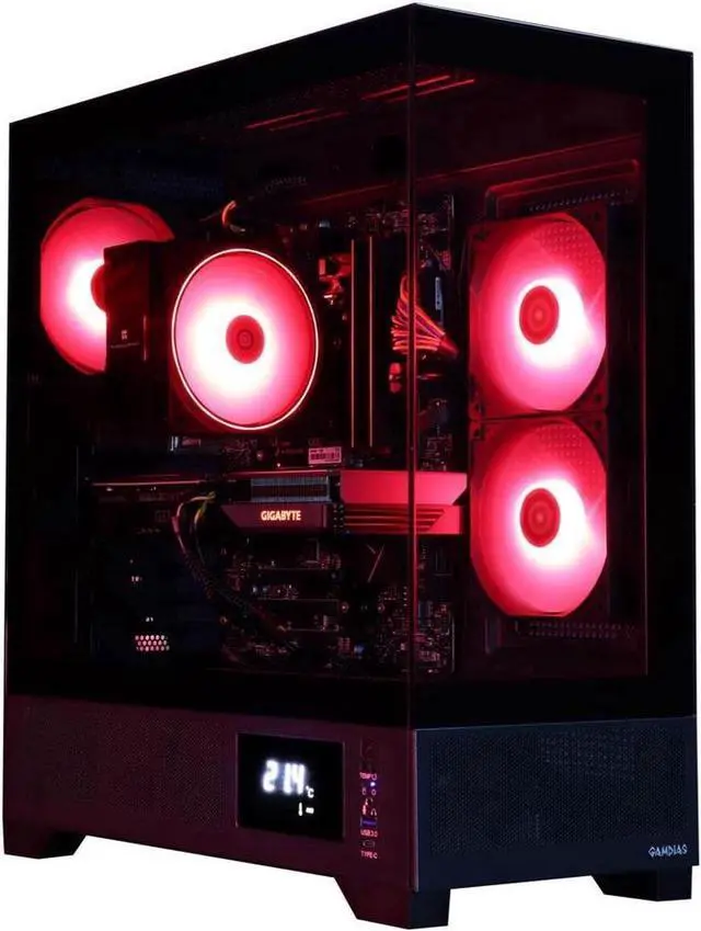 Cobratype Pilot Gaming PC Ryzen 5 9600X 3.90 GHz (Up to 5.4 GHz) NVIDIA RTX 5060 AI Enhancement Ready 1TB NVMe SSD 32GB DDR5 Wi-Fi Win 11 Home