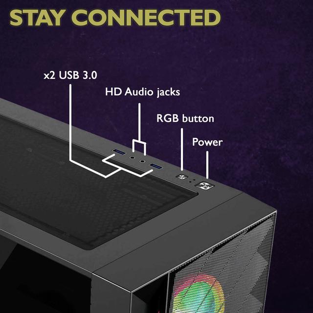 Cobratype Python Gaming PC - Intel Core I7-13700F RTX 4060 Liquid Cooled 32GB DDR5 RAM 2TB NVMe Windows 11 Home - Gaming Desktop