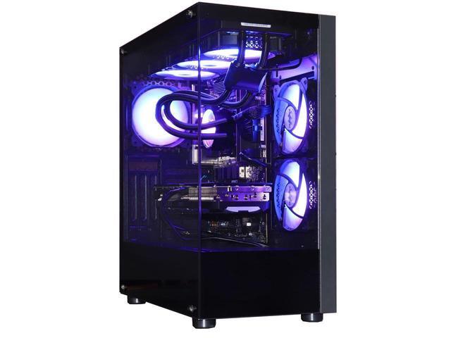 Cobratype Titanoboa Gaming PC Desktop - AMD Ryzen 7 5700X 3.4 GHz 8-Core 32GB DDR4 RAM 1TB NVMe SSD RTX 4060 8GB 360mm Liquid-Cooled AIO RGB Fans WIFI &Bluetooth Win 11 Pro 64bit