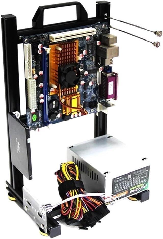 Computer Case Gamer Cabinet ITX MATX ATX Portable Vertical PC Case Open Frame Rack DIY Cooler Computer Gaming Chassis Desktop Dynamic(MATX) 1