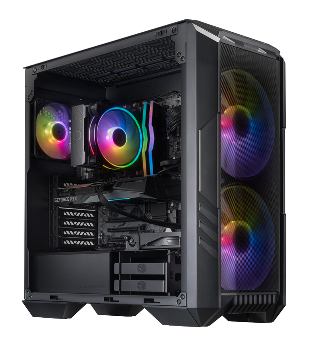 Cooler Master HAF5 Pro - Intel Core Ultra 7-265F - GeForce RTX 5070 - 32GB DDR5 6000MHz - 2TB M.2 NVMe SSD - Windows 11 - Gaming PC