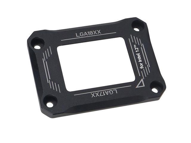 CPU Contact Frame Anti-Bending Buckle For Intel 12th/13th Generation Socket LGA 1700 LGA 1800 Aluminum Corrector Bracket Black