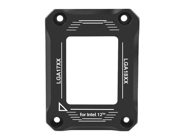 CPU Contact Frame Anti-Bending Buckle For Intel 12th/13th Generation Socket LGA 1700 LGA 1800 Aluminum Corrector Bracket Black