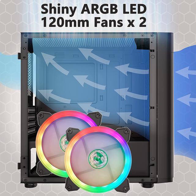 Custom Built PRC AMD Ryzen Vega Gaming Desktop PC AMD Ryzen 7 5700G 3.8GHz 8-Core Processor Vega 8 Graphics 16GB DDR4 RAM 256GB Solid State Drive Wi-Fi Windows 10 Professional