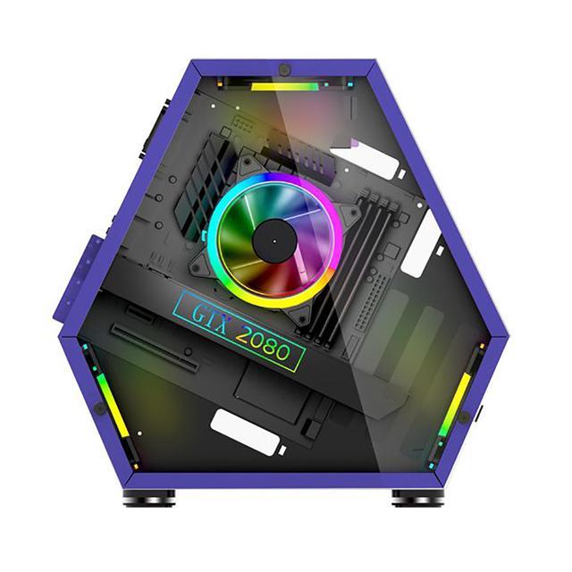 Custom Built PRC AMD Ryzen Vega Gaming Desktop PC AMD Ryzen 5 5600G 3.9GHz 6-Core Processor Vega 7 Graphics 8GB DDR4 RAM 256GB Solid State Drive Wi-Fi Windows 10 Professional