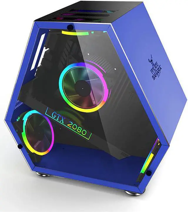 Custom Built PRC AMD Ryzen Vega Gaming Desktop PC AMD Ryzen 5 5600G 3.9GHz 6-Core Processor Vega 7 Graphics 8GB DDR4 RAM 256GB Solid State Drive Wi-Fi Windows 10 Professional