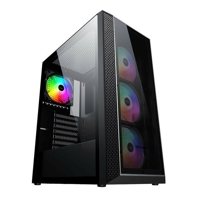 Custom Built PRC AMD Ryzen Vega Gaming Desktop PC AMD Ryzen 7 5700G 3.8GHz 8-Core Processor Vega 8 Graphics 16GB DDR4 RAM 256GB Solid State Drive Wi-Fi Windows 10 Professional