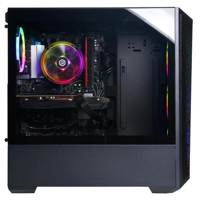 CyberPowerPC Gamer Master Gaming Desktop AMD Ryzen 5-7600 Radeon RX 7600 16GB DDR5 1TB SSD Black (2024)