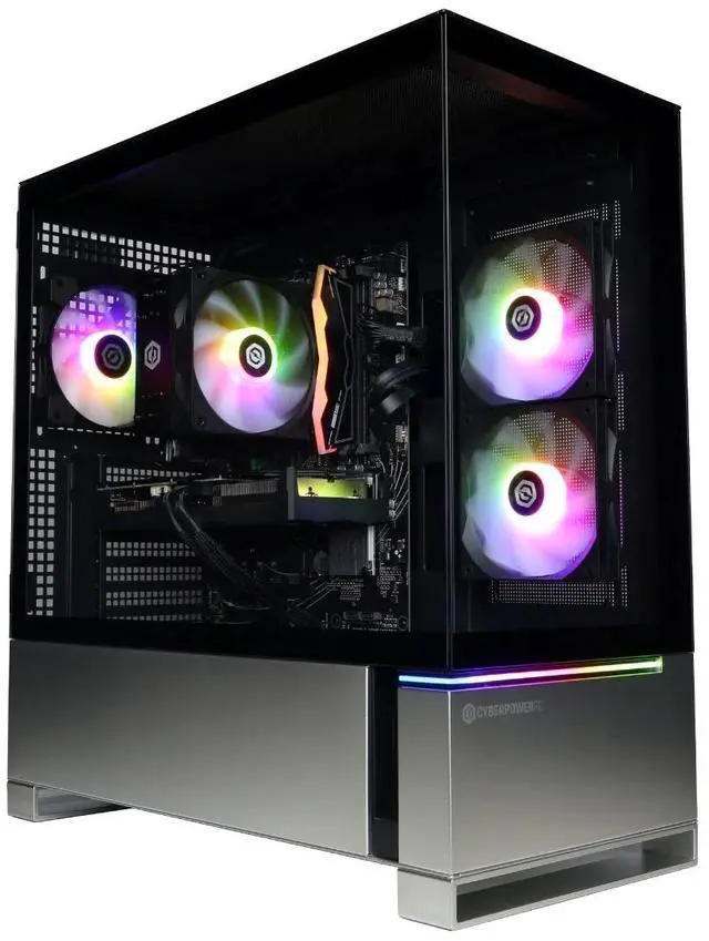 CyberPowerPC Gamer Master Gaming Desktop AMD Ryzen 5 8400F NVIDIA GeForce RTX 5060 8GB 16GB DDR5 1TB SSD Black GMA7300WST