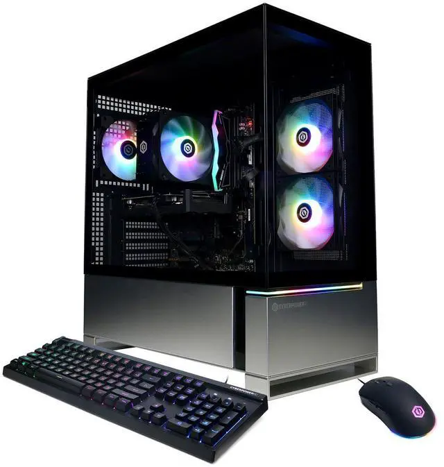 CyberPowerPC Gamer Master Gaming Desktop Computer AMD Ryzen 7 8700F 4.1GHz 16GB RAM 1TB SSD NVIDIA GeForce RTX 5060 8GB Windows 11 Home Black